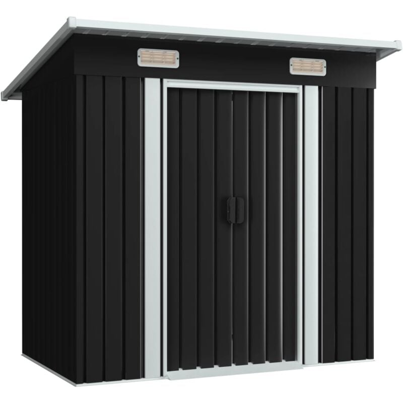 foto del prodotto casetta da giardino casetta per cabine casetta per riporre gli attrezzi casetta per esterni casetta per attrezzi robusto acciaio antracite 020022216