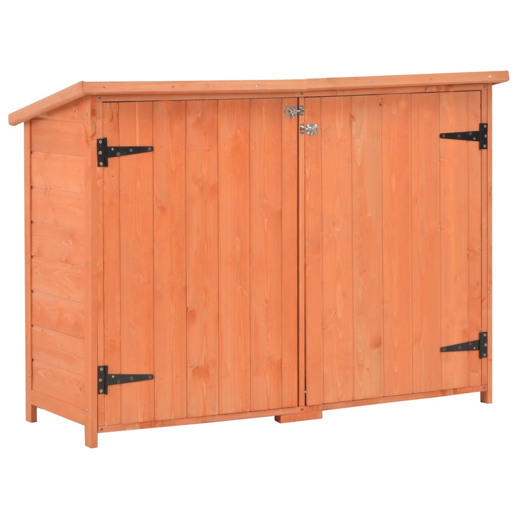 foto del prodotto casetta da giardino casetta per cabine casetta per riporre gli attrezzi casetta per esterni robusta 128 x 42 x 91 cm legno marrone 02 0022382
