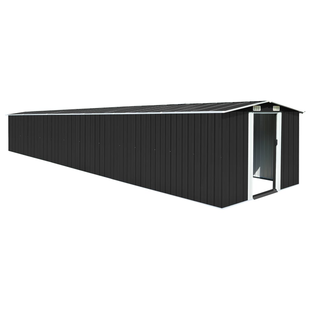 foto del prodotto casetta da giardino casetta per cabine ripostiglio casetta per la casa casetta per attrezzi da esterno robusta 257 x 779 x 181 cm acciaio zincato antracite 02 0022208