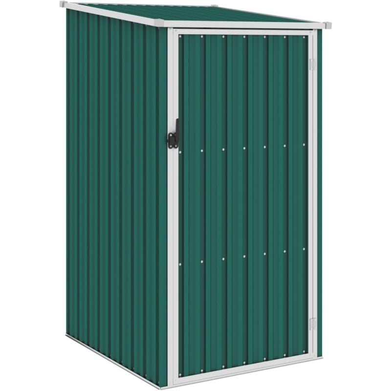 foto del prodotto casetta da giardino casetta per capanni casetta per ripostigli casetta per attrezzi da esterno robusta 87 x 98 x 159 cm acciaio zincato verde 02 0022380