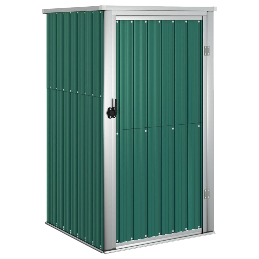 foto del prodotto casetta da giardino casetta per capanni casetta per ripostigli casetta per attrezzi da esterno robusta 88 x 89 x 161 cm acciaio zincato verde 02 0022431