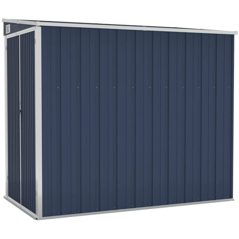 foto del prodotto casetta da giardino casetta per capanni casetta per ripostigli casetta per esterni casetta per attrezzi robusta da parete 118 x 194 x 178 cm acciaio