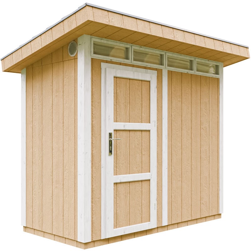 foto del prodotto casetta da giardino di qualit premium 3m l161xw294cm con pavimento, tegole bituminose,set di vernici costruzione con pannelli lp smartside capanno