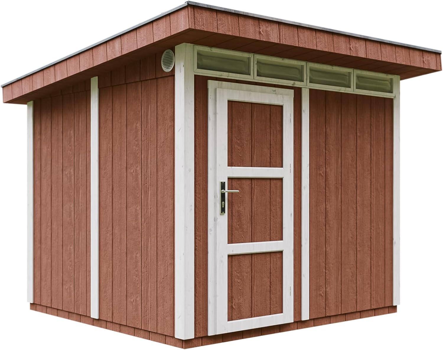 foto del prodotto casetta da giardino di qualit premium 5,9m l279xw293cm timbela m903 redwood red