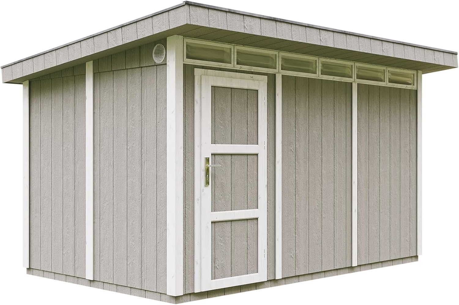 foto del prodotto casetta da giardino di qualit premium 8,7m l412xw279cm timbela m904 tundra grey