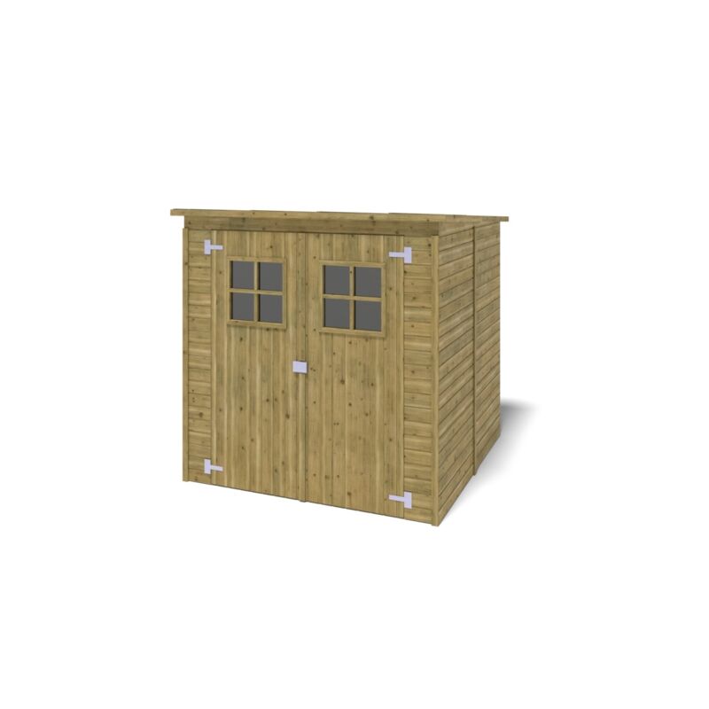 foto del prodotto casetta da giardino in legno 3,42 m2 1,90x1,80 m 12,5 mm impregnata dom10