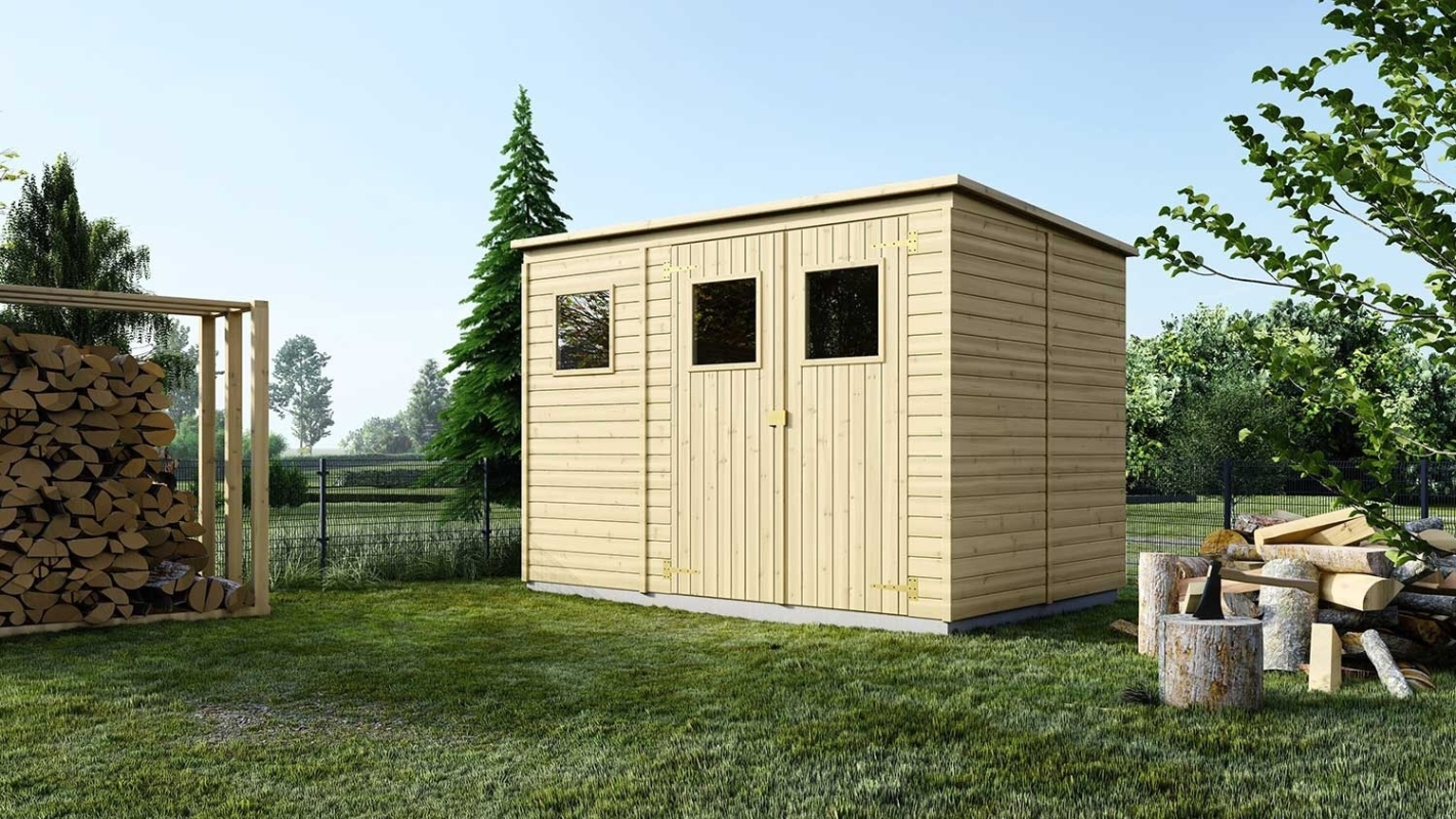foto del prodotto casetta da giardino in legno 4.86 m2 2.70x1.80 m 12.5 mm dom421 altanka