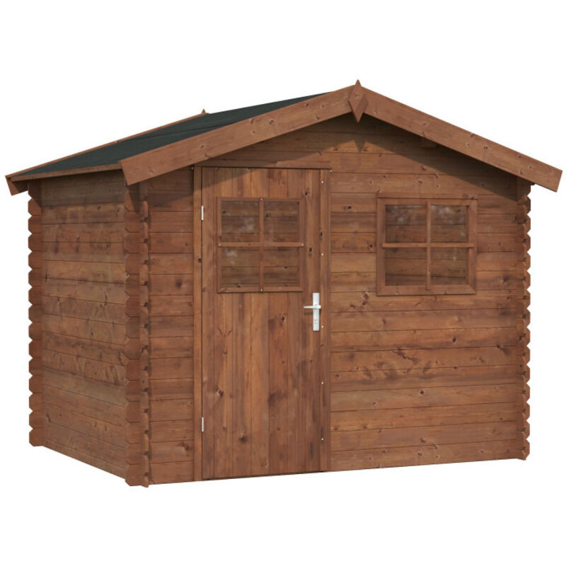 foto del prodotto casetta da giardino in legno agata 260 x 200 cm losa legnami - casetta senza optional