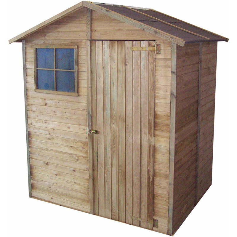 foto del prodotto casetta da giardino in legno da esterno con porta e finestra 220 cm h pircher
