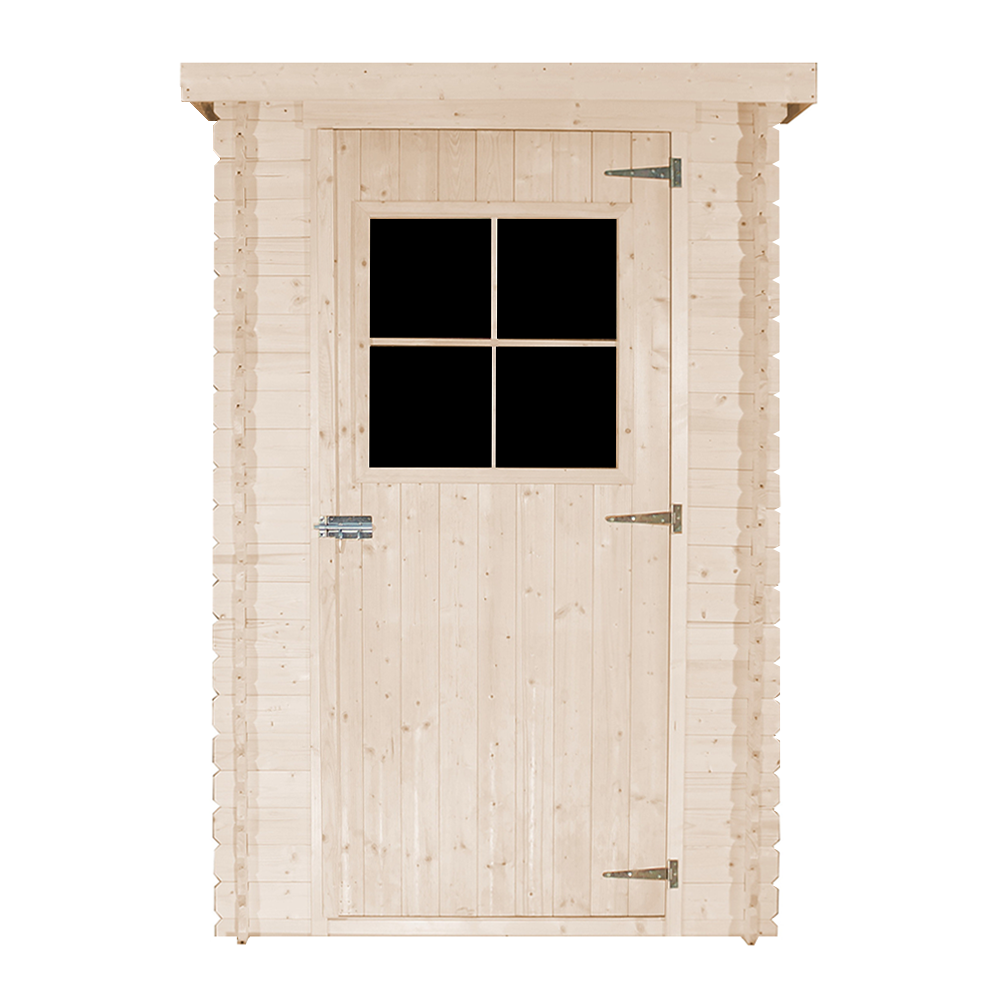 foto del prodotto casetta da giardino in legno per esterni con pavimento trattato a198x144x239cm 2.36m2 piccola casetta in legno, rimessa attrezzi, deposito bici