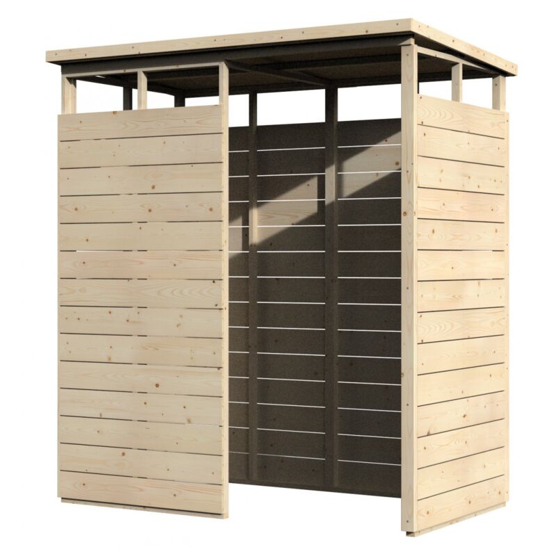 foto del prodotto casetta da giardino in legno porta attrezzi