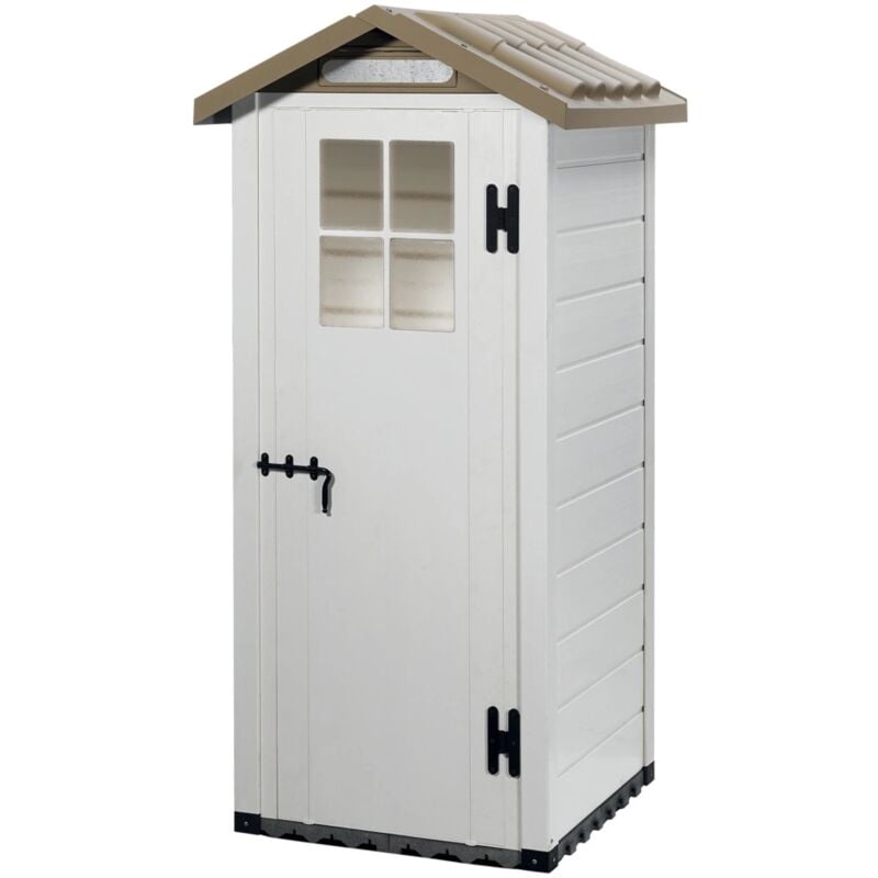 foto del prodotto casetta da giardino in pvc garofalo tuscany evo 80 l.96,5 x p.96,5 x h.203