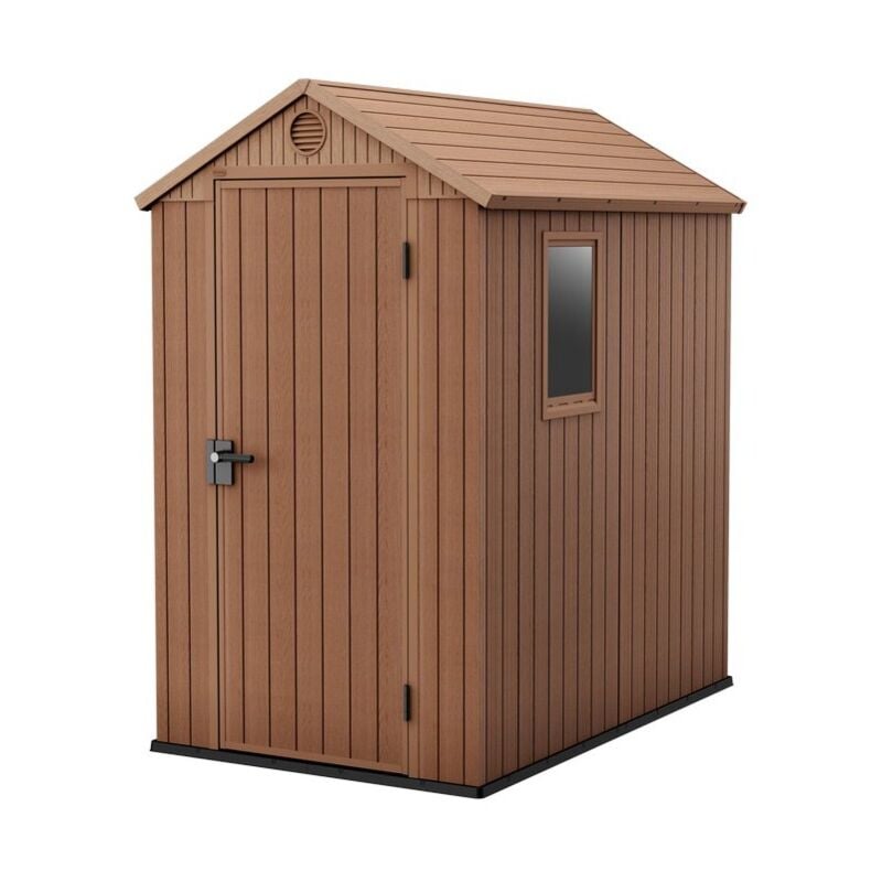 foto del prodotto casetta da giardino in resina darwin 4x6 wood keter