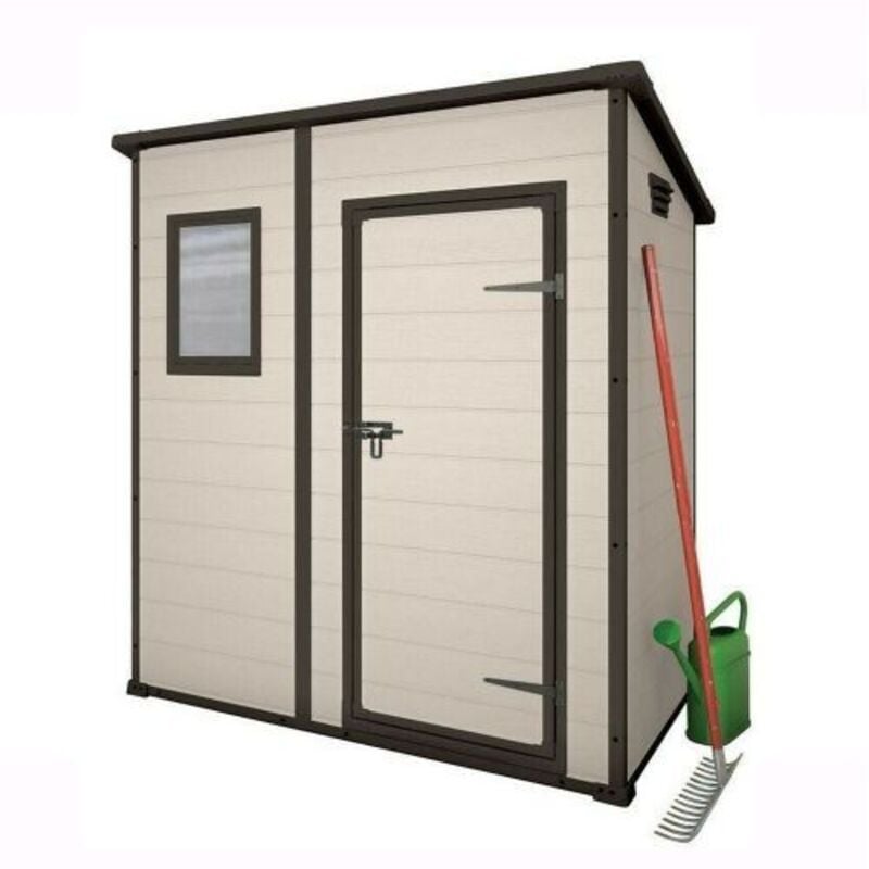 foto del prodotto casetta da giardino in resina manor pent 6x4 beige keter
