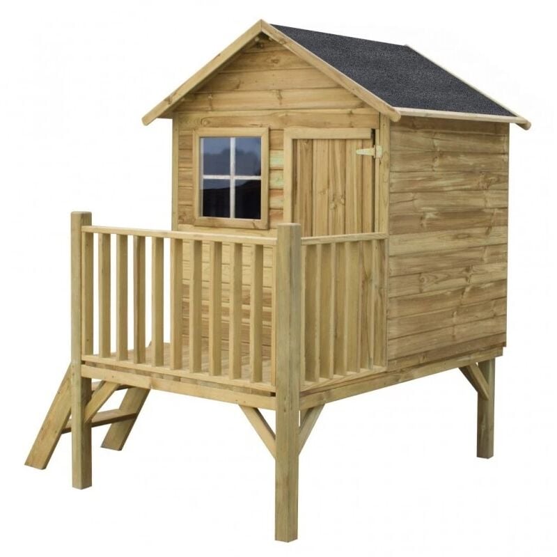 foto del prodotto casetta da giardino per bambini in legno domus tomek 174x123x212 cm