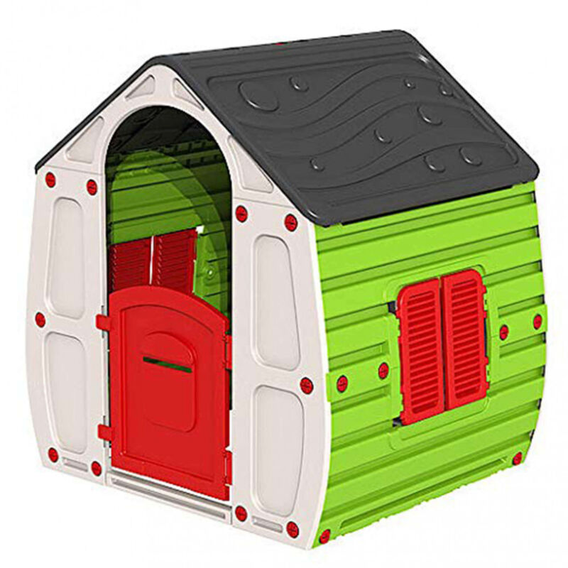foto del prodotto casetta da giardino per bambini in plastica cm 102,5x89x109 magica