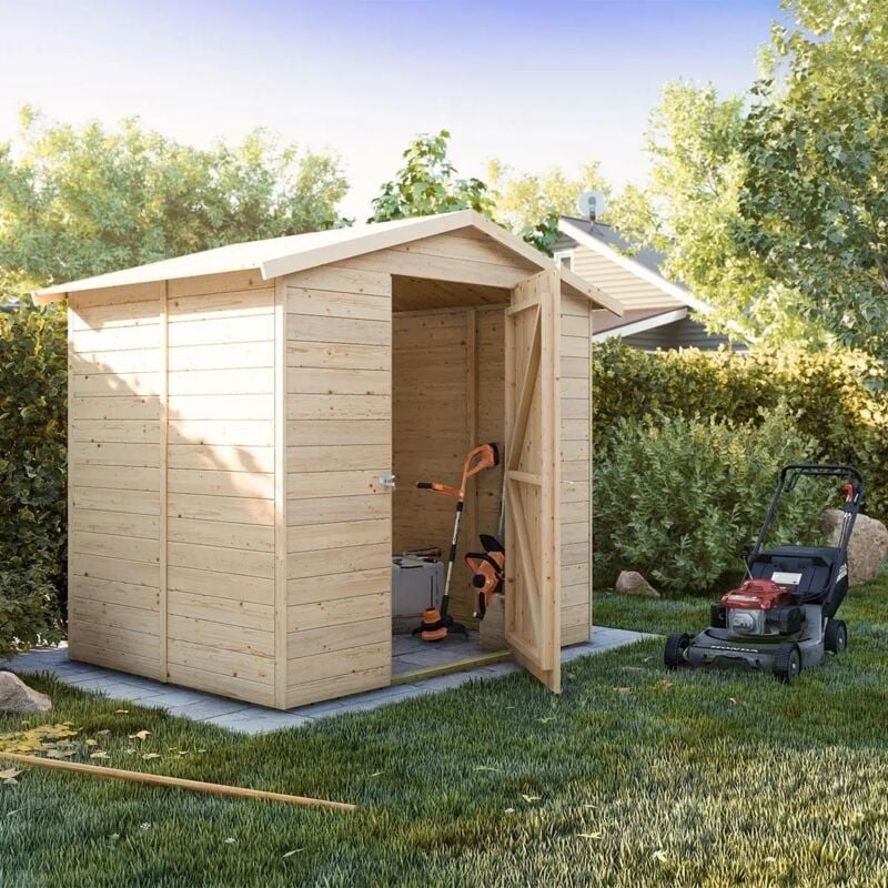 foto del prodotto casetta in legno da giardino lady small 2x2 personalizzabile spessore 19mm
