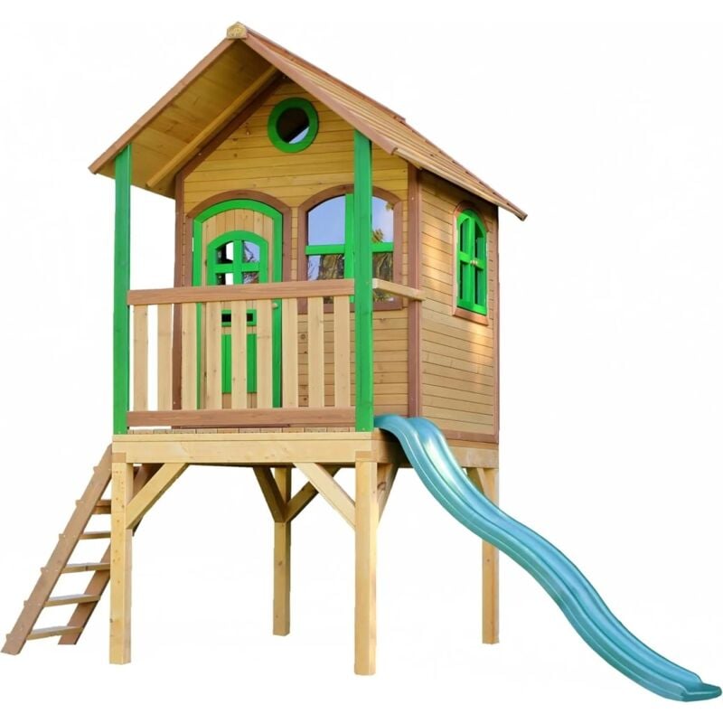 foto del prodotto casetta in legno da giardino per bambini axi laura parco giochi in legno