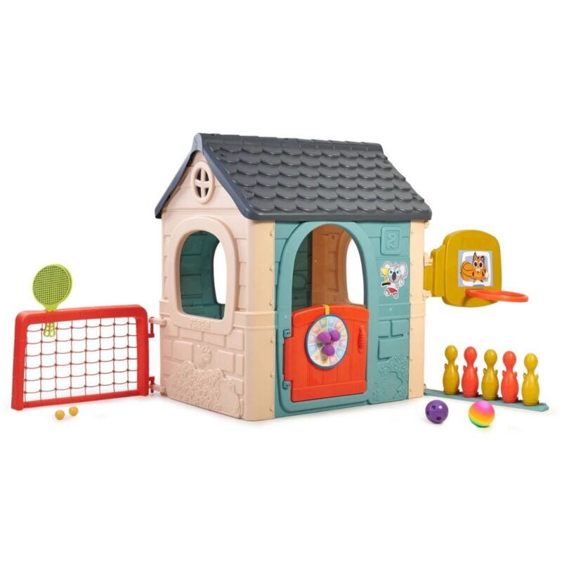 foto del prodotto casetta multi activity casual house 6 in 1 feber