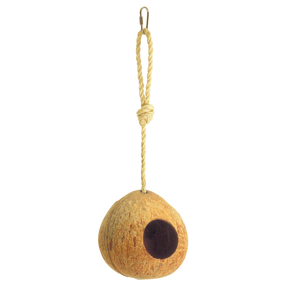 foto del prodotto casetta nido noce di cocco kerbl pet 12 cm