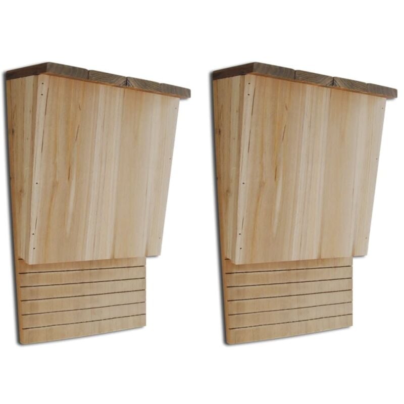 foto del prodotto casetta nido per pipistrelli 2 pz 22 x 12 x 34 cm vidaxl