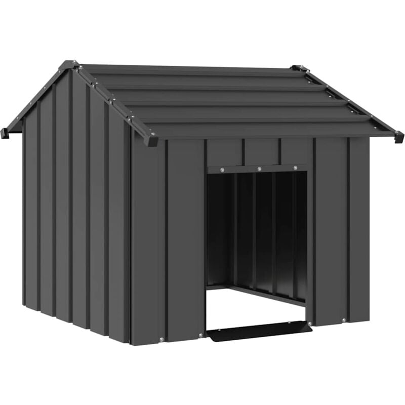 foto del prodotto casetta per cani con tetto 85x107x81 cm acciaio zincato vidaxl