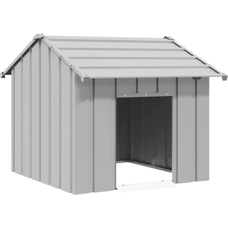 foto del prodotto casetta per cani con tetto 85x107x81 cm acciaio zincato vidaxl