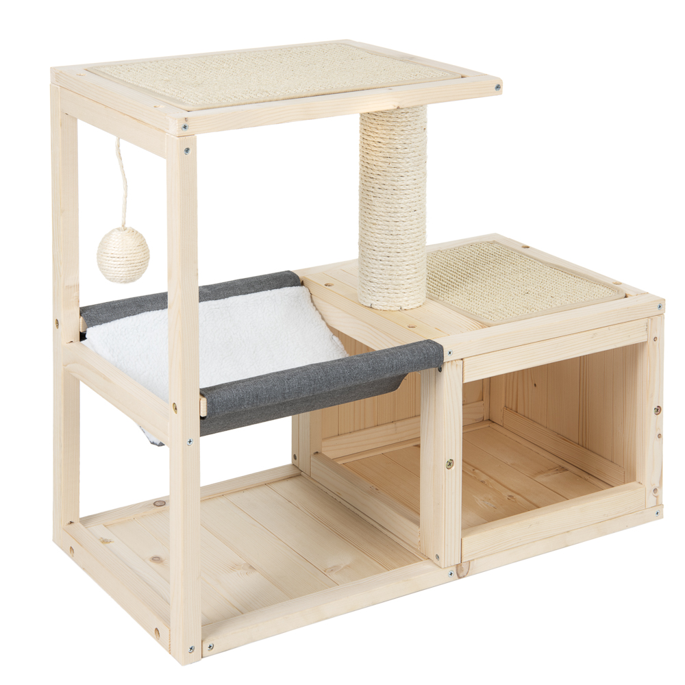 foto del prodotto casetta per gatti modern living bora bora l 70 x p 35 x h 60 cm