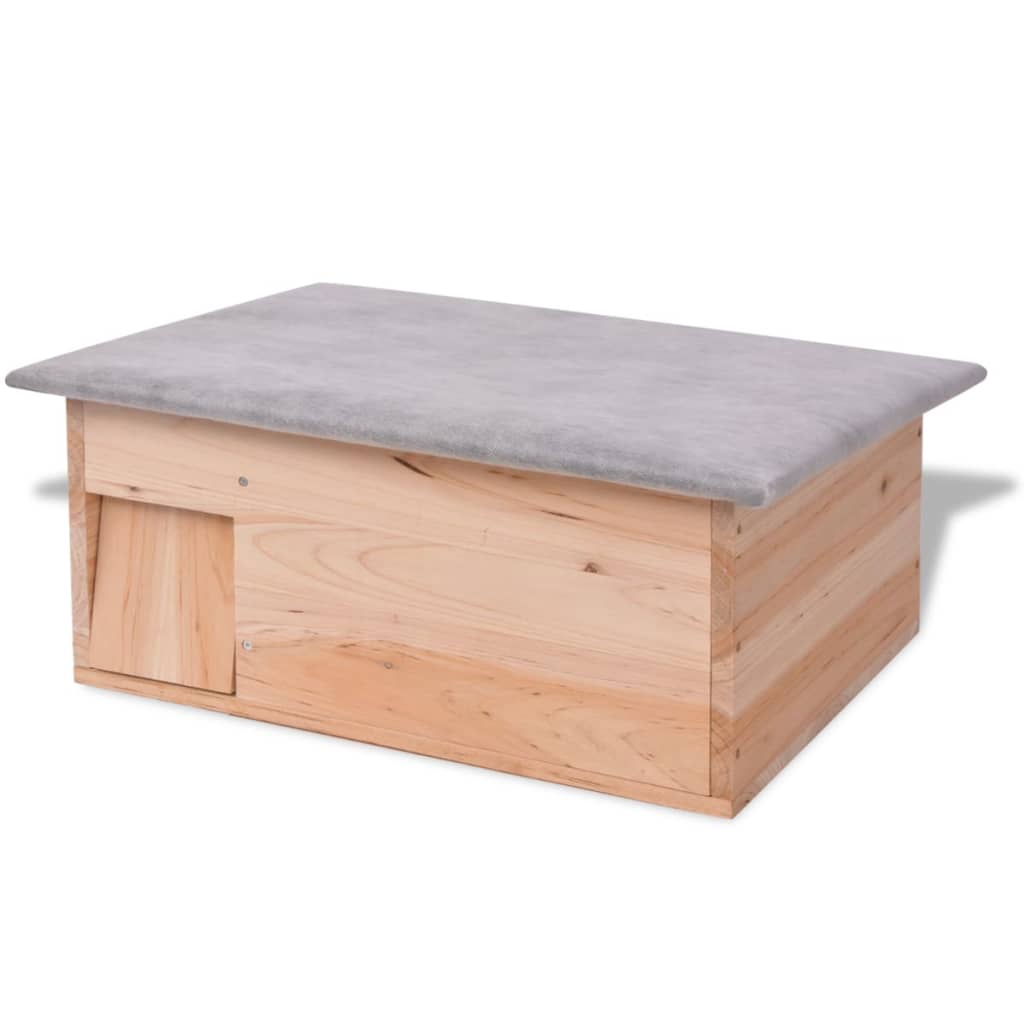 foto del prodotto casetta per ricci 45x33x22 cm legno cod mxl 51713