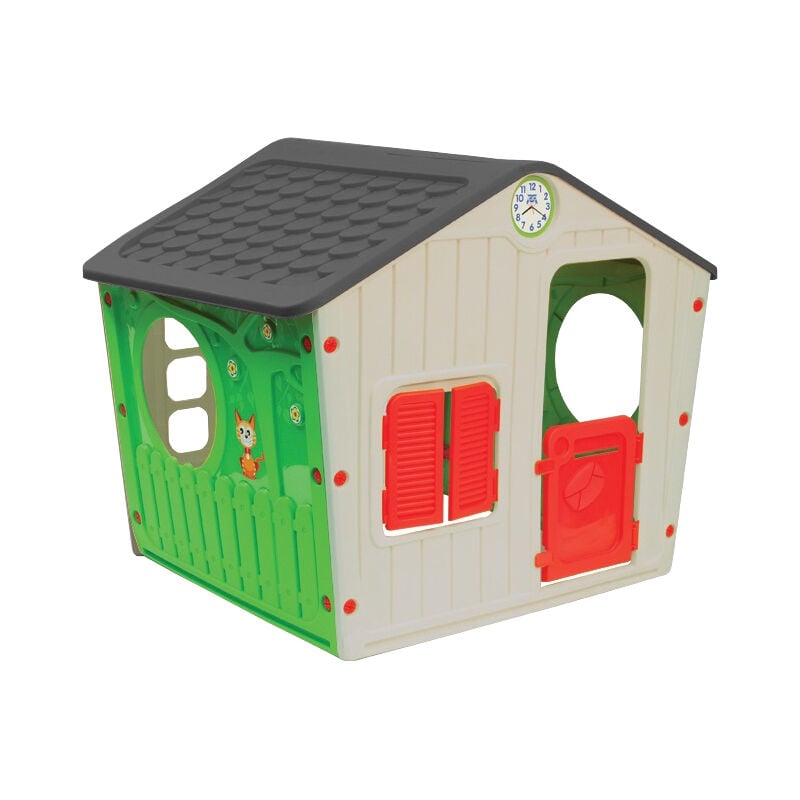 foto del prodotto casetta resina per bambini cm.140x108x115 gioco arredo giardino