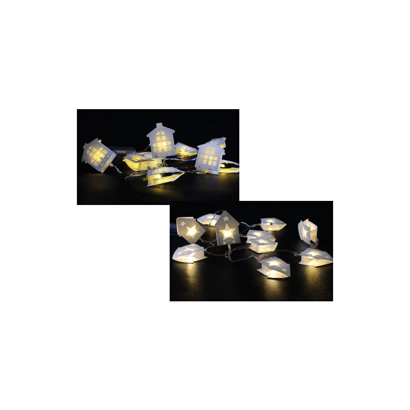 foto del prodotto casette 10 luci led x int.batt. 15471