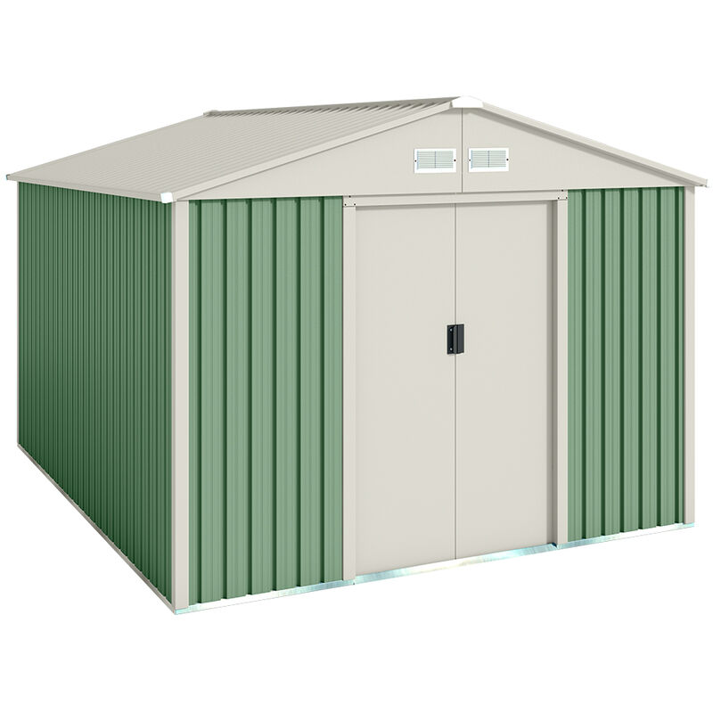 foto del prodotto casette da giardino in metallo wasabi 7,86m2 galliv 7,86m2 - 10 anni di garanzia - 261x301x198cm. capanno da giardino