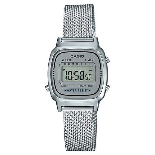 foto del prodotto casio la670wem 7ef orologio elettronico orologio da polso unisex argento 4549526187827