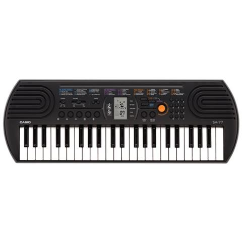 foto del prodotto casio sa 77 tastiera midi 44 chiavi nero