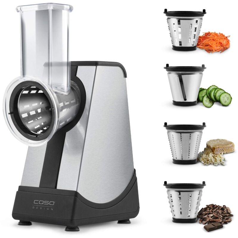 foto del prodotto caso - 03542 cr4 elettrica per design multi grattugia, inossidabile, acciaio inox