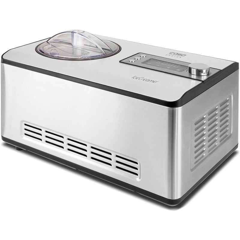 foto del prodotto caso ice creamer 2 in 1 design eismaschine und joghurtmaschine mit kompressortechnik, produziert bis zu 2 liter eiscr macchina per il gelato, 180 w,