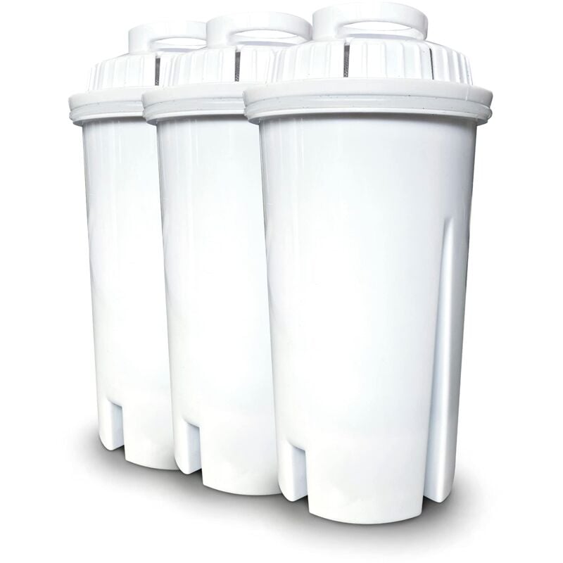 foto del prodotto caso set di 3 filtri per acqua calda in plastica, 11,5 cm, colore bianco
