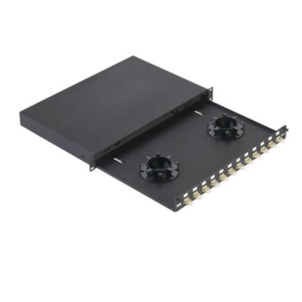 foto del prodotto cass.fo 1u con 12 lcd mm nero