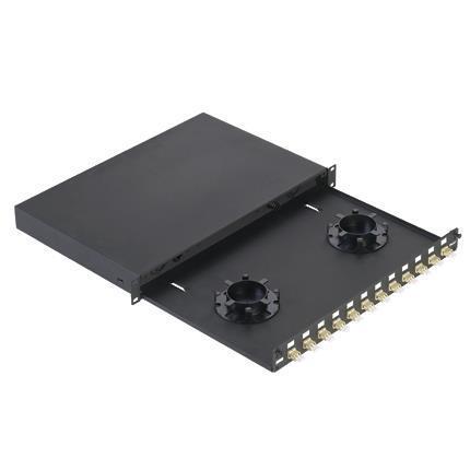 foto del prodotto cass.fo 1u con 24 lcd sm nero