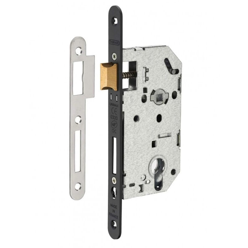 foto del prodotto cassa da incasso, asse 50mm, per cilindro reversibile