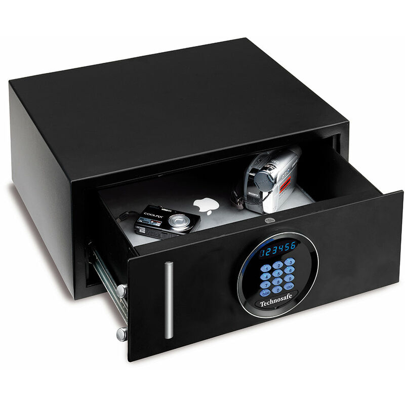 foto del prodotto cassaforte a cassetto hotel digitale display pass technomax 200x470x370mm