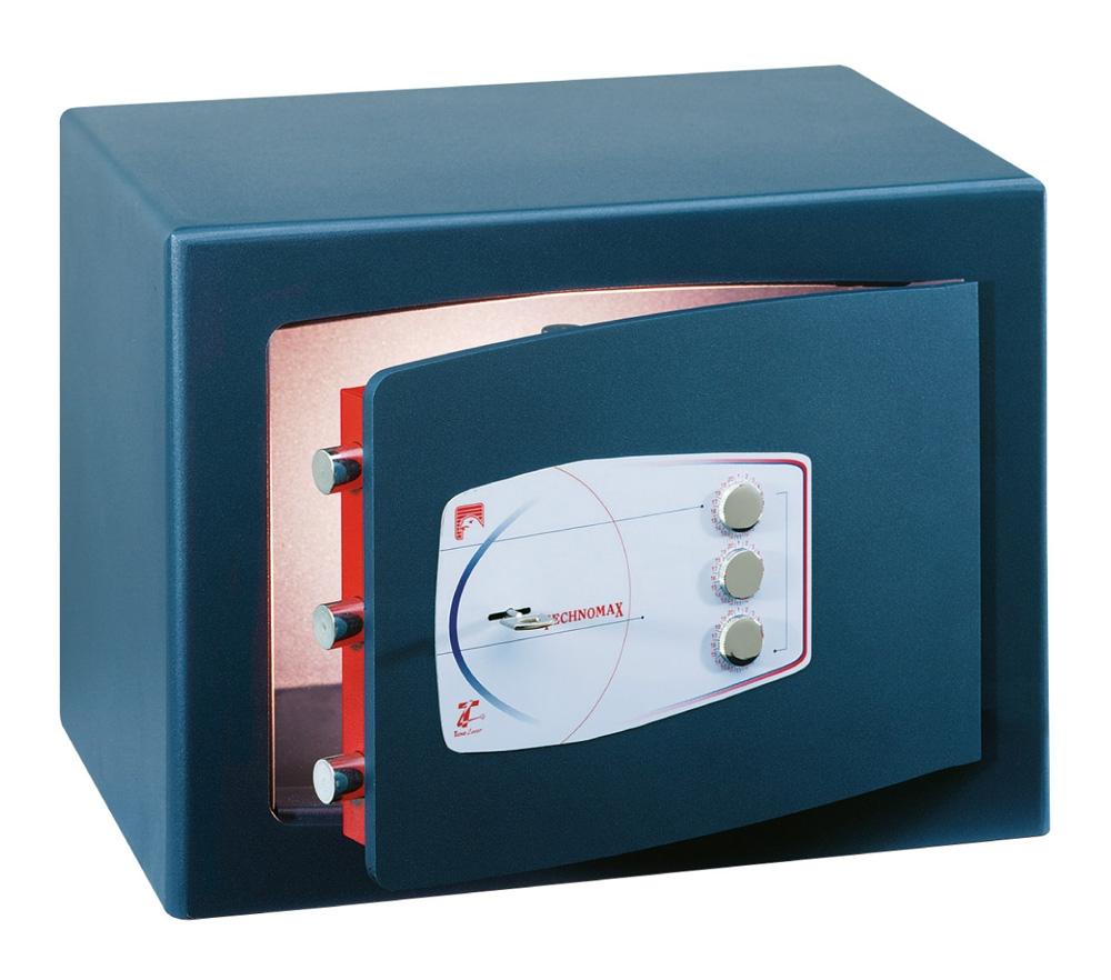 foto del prodotto cassaforte a mobile a chiave combinazione serie gold technomax - 280x400x350mm