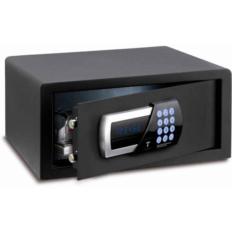 foto del prodotto cassaforte a mobile hotel digitale display pass technomax 200x405x410mm