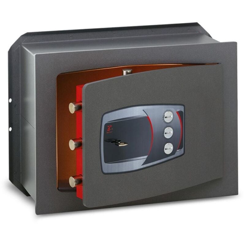 foto del prodotto cassaforte a muro a chiave combinazione serie technofort technomax 340x460x200mm