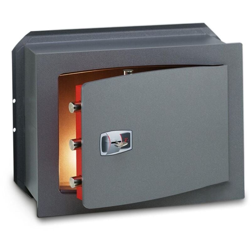 foto del prodotto cassaforte a muro a chiave serie technofort technomax 210x340x200mm