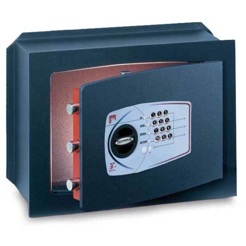 foto del prodotto cassaforte a muro a combinazione elettronica digitale gold trony technomax 270x210x200