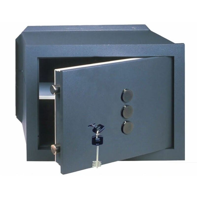 foto del prodotto cassaforte a muro chiave e combinazione 42x30x30