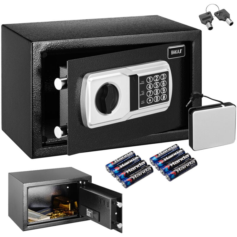 foto del prodotto cassaforte a muro numerica digitale elettronica 31x20x20 cm sicurezza casa hotel