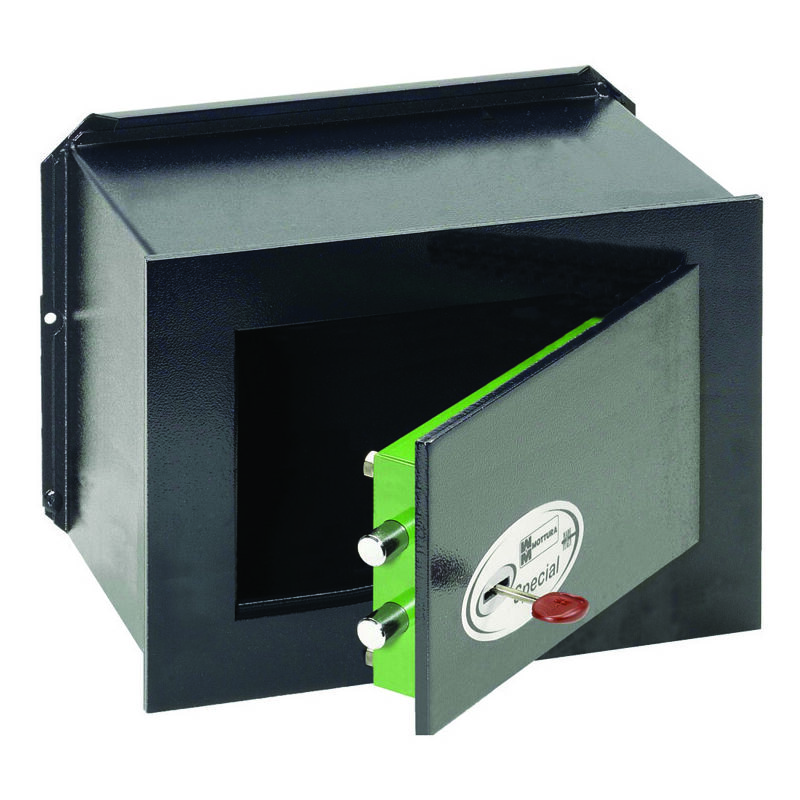 foto del prodotto cassaforte con chiave doppia mappa serie 116 mm.265x150x170h. 2 chiusure, kg.7 116311 