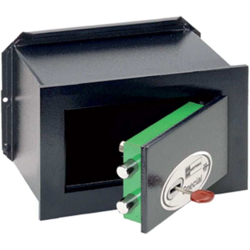 foto del prodotto cassaforte con chiave doppia mappa serie 116 mm.265x150x170h. 2 chiusure, kg.7 116311 mottura